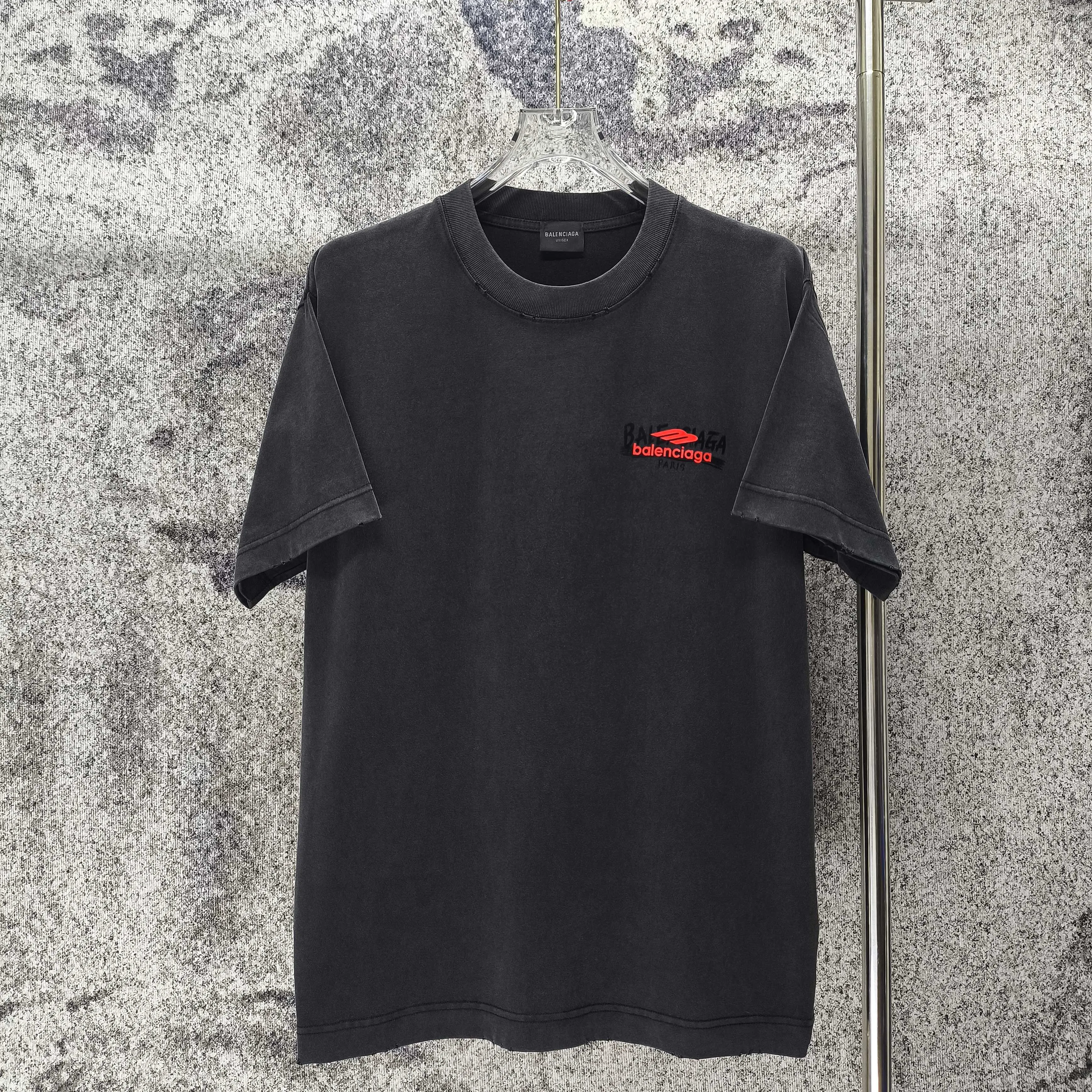 BAL* 2026 New Arrival 320g logo t Same Style Size S M L XL XXL Black White